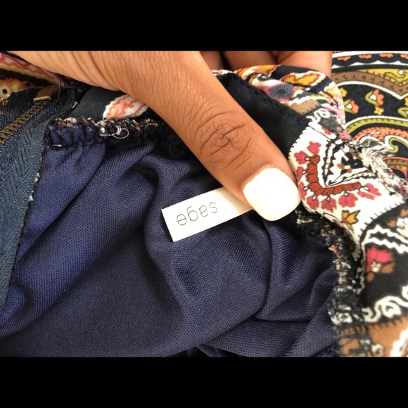 Sage dress. Size small - Picture 4 of 4